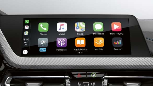 Apple CarPlay® Vorbereitung. Der 1er BMW mit Apple CarPlay® Vorbereitung.