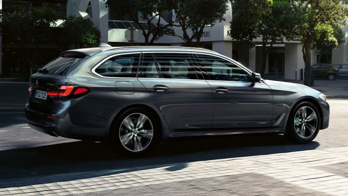 BMW 5er Touring G31 Seitenansicht BMW 5er Touring G31 Facelift 2020 Sophistograu Seitenansicht