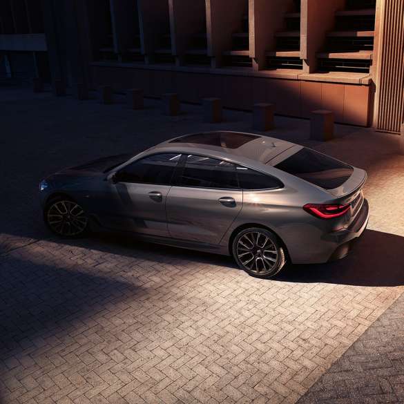 Exterieur BMW 6er Gran Turismo G32 2020 BMW 6er Gran Turismo 640i xDrive G32 2020 Berninagrau Vogelperspektive