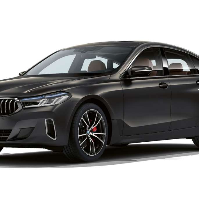 BMW 6er Gran Turismo Luxury Line G32 2020 BMW 6er Gran Turismo G32 640d xDrive 2020 Luxury Line Dravitgrau Dreiviertel-Frontansicht