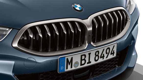 Nierenstäbe und Einsatz Air Breather G15. BMW 8er Coupé, Fokus Front, Nierenstäbe und Einsatz Air Breather G15.