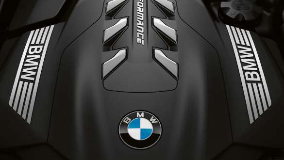 BMW TwinPower Turbo Reihen-6-Zylinder Dieselmotor G15. BMW 8er Coupé, Aufsicht, BMW TwinPower Turbo Reihen 6-Zylinder Dieselmotor G15.