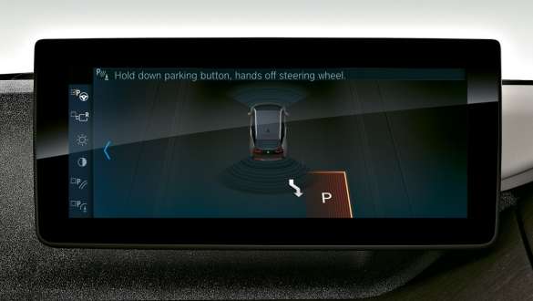 Parkassistent Control Display BMW i3 I01 Innenraum Parkassistent Control Display BMW i3 I01 Innenraum