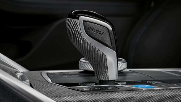 M Performance Wählhebel Alcantara BMW i4 eDrive40 G26 2021 M Performance Wählhebel Alcantara BMW i4 eDrive40 G26 2021