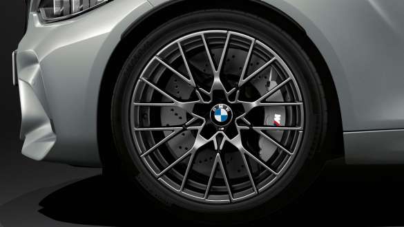 Leichtmetallräder Y-Speiche 788 M BMW M2 Competition F87 Leichtmetallräder Y-Speiche 788 M BMW M2 Competition F87 2018 Hockenheim Silber metallic Nahaufnahme