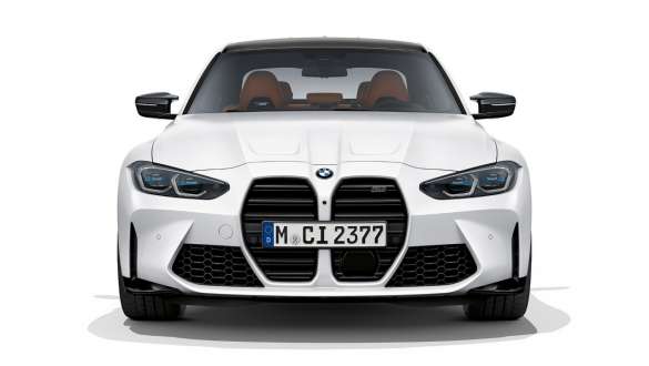 Frontdesign BMW M3 Competition Limousine Frozen Brilliant White metallic G80 2020 BMW M3 Competition Limousine G80 2020 Frozen Brilliant White metallic Frontdesign Frontansicht