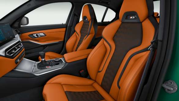 M Sportsitze BMW M3 Limousine G80 2020 BMW M3 Limousine G80 2020 M Sportsitze Innenraum