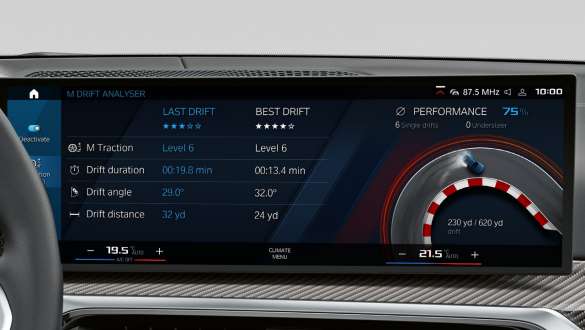 M Drive Professional BMW M3 Limousine G80 2020 BMW M3 Limousine G80 2020 M Drive Professional Control Display Innenraum