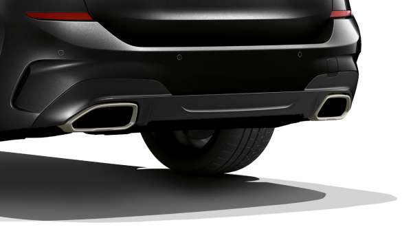 Exklusive Endrohrblenden BMW M340i xDrive Touring, Exklusive Endrohrblenden