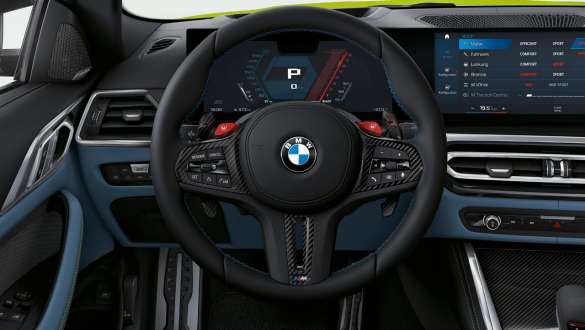 M Carbon Lenkrad BMW M4 Competition Coupé G82 2020 BMW M4 Competition Coupé G82 2020 M Carbon Lenkrad Cockpit