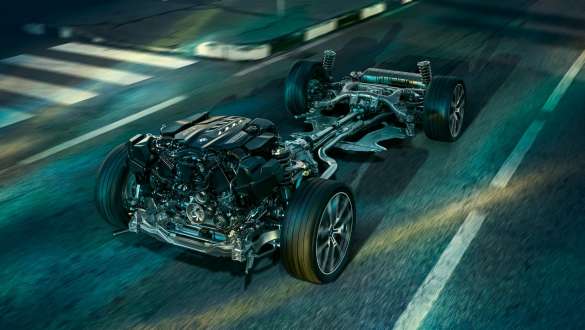 Adaptives M Fahrwerk. BMW M850i xDrive Coupé mit Adaptivem M Fahrwerk.