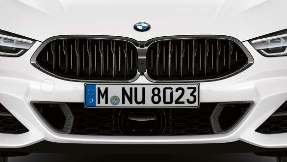 M Aerodynamikpaket BMW M850i xDrive Gran Coupé M Aerodynamikpaket BMW M850i xDrive Gran Coupé G16 2019 BMW Individual Mineralweiß metallic Frontansicht