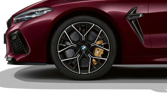 Konfigurierbare M Bremse BMW M8 Competition Gran Coupé Konfigurierbare M Bremse BMW M8 Competition Gran Coupé F93 2020 BMW Individual Ametrin metallic Seitenansicht