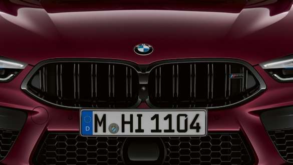 M spezifisches Frontziergitter BMW M8 Competition Gran Coupé M spezifisches Frontziergitter BMW M8 Competition Gran Coupé F93 2020 BMW Individual Ametrin metallic Frontansicht