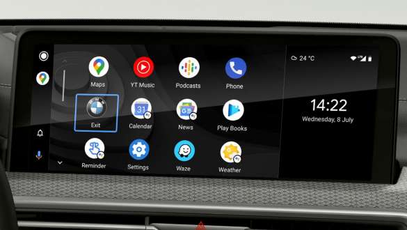 Smartphone Integration BMW X4 M Automobile F98 G02 LCI Facelift 2021 BMW X4 M Automobile F98 G02 LCI 2021 Facelift Smartphone Integration Control Display