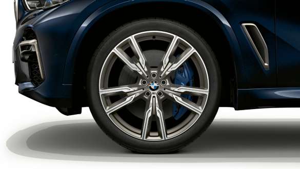 M Leichtmetallräder BMW X5 M50i und M50d G05 M Leichtmetallräder 747 M BMW X5 M50i und M50d Carbonschwarz metallic G05 2018 SUV