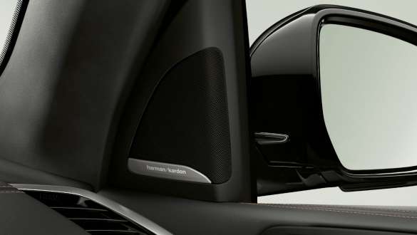 BMW X7 M Automobil mit Harman Kardon Surround Sound System BMW X7 M Automobil, Interieur mit Harman Kardon Surround Sound System, G07