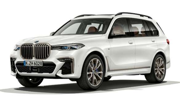BMW X7 M Automobil mit M Aerodynamikpaket BMW X7 M Automobil mit M Aerodynamikpaket, G07, Dreiviertel-Seitenansicht rechts