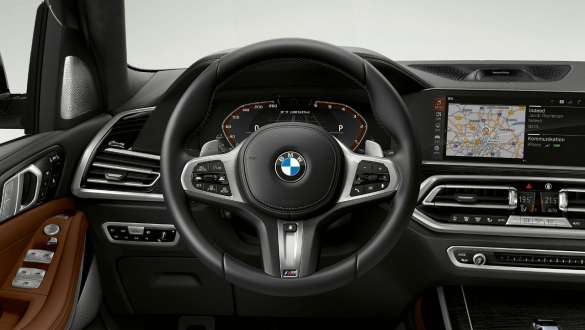 BMW X7 M Automobil mit M Lederlenkrad BMW X7 M Automobil, Cockpit mit M Lederlenkrad, G07