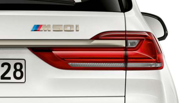 BMW X7 M50i G07 2019 Modellkennzeichnung am Heck BMW X7 M50i G07 2019 Modellkennzeichnung am Heck