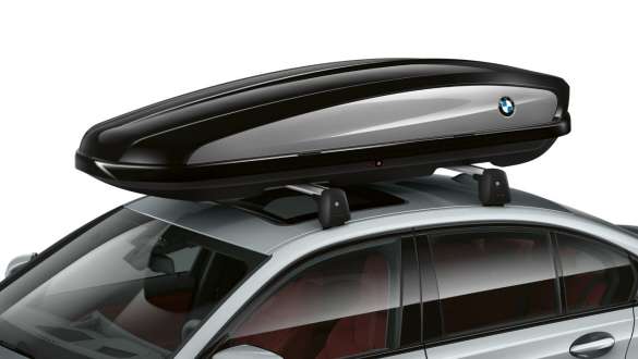 Coffre de toit BMW 520 Schwarz/Titansilber BMW Série 3 Berline LCI G20 coffre de toit BMW 520 Schwarz/Titansilber