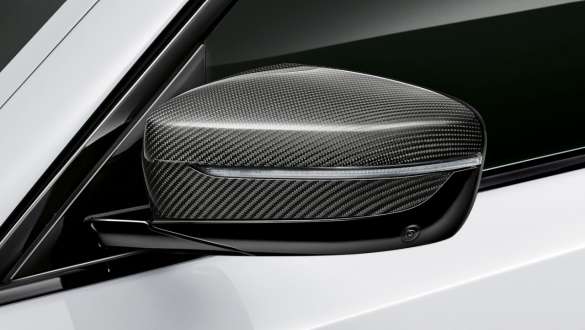 Coque de rétroviseur extérieur M Performance en carbone de la BMW Série 5 Touring G31 LCI Coque de rétroviseur extérieur M Performance en carbone de la BMW Série 5 Touring G31 restylage 2020