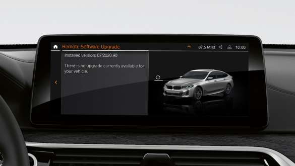 Remote Software Upgrade de la BMW Série 6 Gran Turismo G32 2020 Remote Software Upgrade de la BMW Série 6 Gran Turismo G32 2020, intérieur