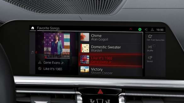 Connected Package Professional BMW Série 3 Berline G80 G20 BMW Série 3 Berline M G80 G20 Connected Package Professional, Control Display, habitacle