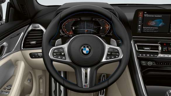 Volant M en cuir BMW M850i xDrive Cabrio G14 LCI restylage 2022 BMW M850i xDrive Cabrio G14 LCI restylage 2022 Volant M en cuir Intérieur