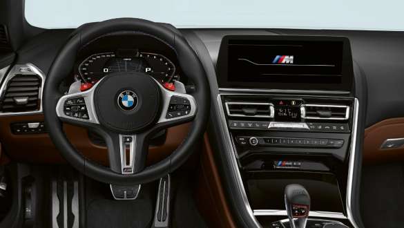 Combiné des instruments M spécifique de la BMW Série 8 Cabrio M F91 LCI restylage 2022 BMW Série 8 CAbrio M F91 LCI restylage 2022 Combiné des instruments M spécifique