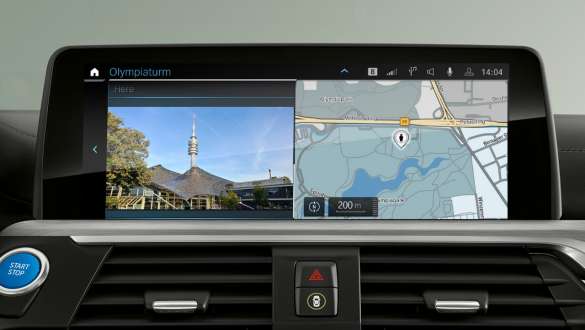 BMW Maps BMW iX3 SUV électrique G08 BMW Maps BMW iX3 SUV électrique G08 2020, Control Display et habitacle