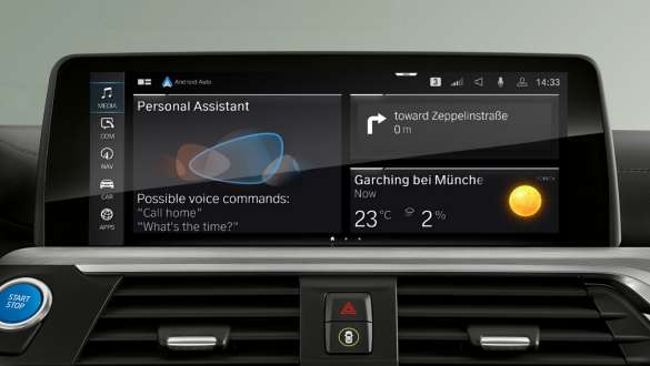 BMW Intelligent Personal Assistant, BMW iX3 SUV électrique G08 BMW Intelligent Personal Assistant BMW iX3 SUV électrique G08 2020, Control Display et habitacle