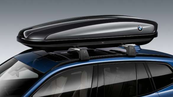 BMW roof box 420 black/titanium silver BMW iX3 SUV électrique G08 Coffre de toit BMW 420 Schwarz/Titansilber de la BMW iX3 SUV électrique G08 2020