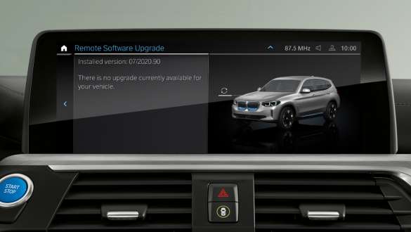 Remote Software Upgrade, BMW iX3 SUV électrique G08 Remote Software Upgrade de la BMW iX3 SUV électrique G08 2020, Control Display et habitacle