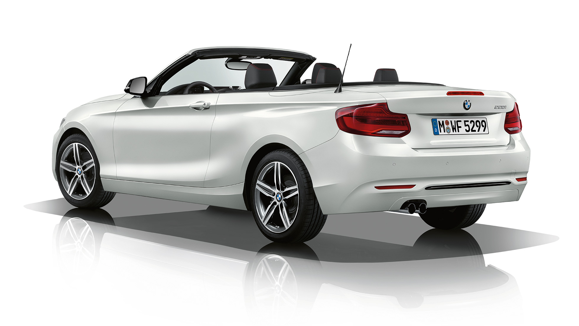 BMW 2er Cabrio, Modell Sport Dreiviertel Heckschuss F23 BMW 2er Cabrio, Modell Sport Dreiviertel Heckschuss F23