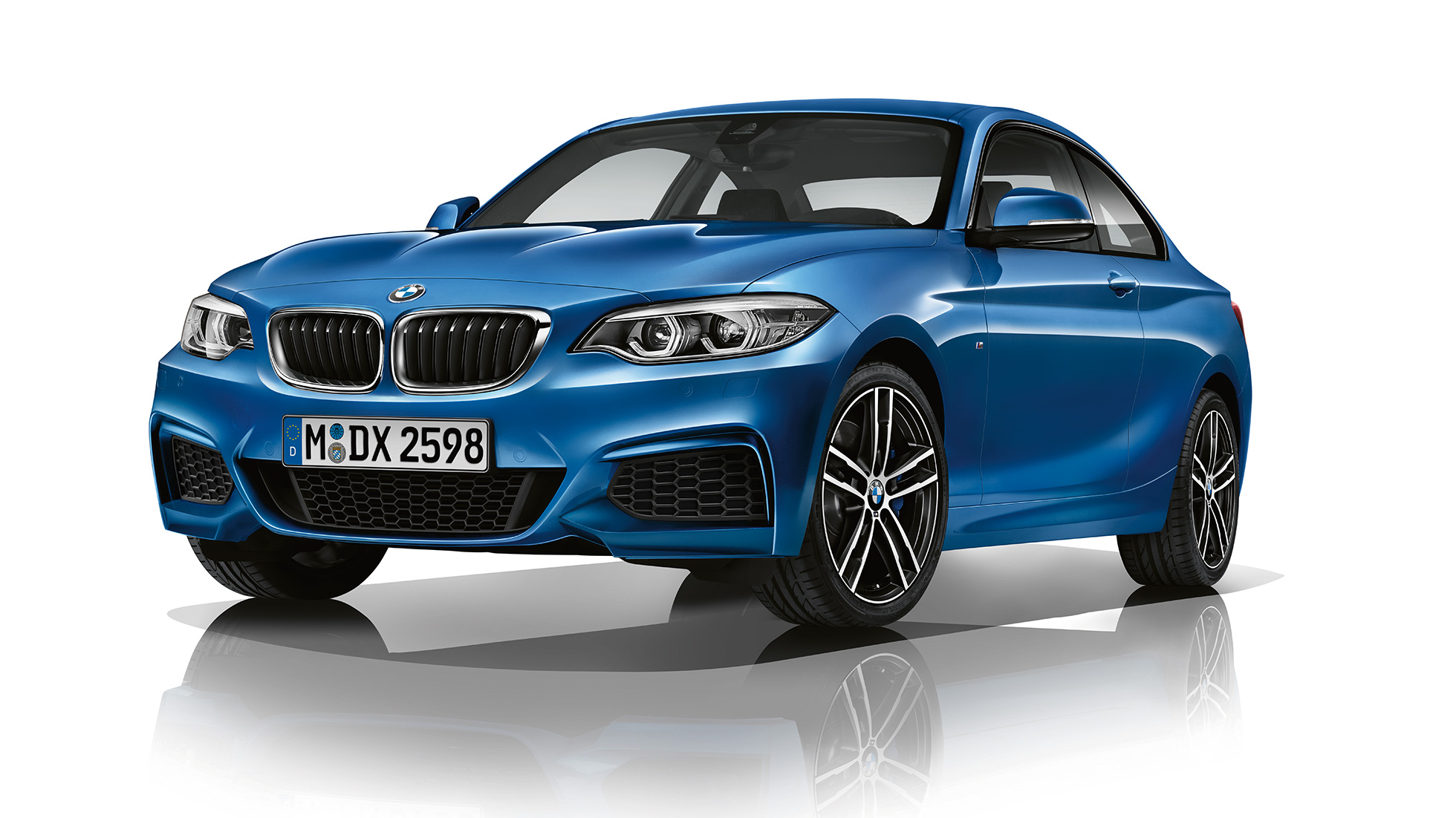 BMW 2er Coupé, Modell M Sport Dreiviertel Frontschuss F22 BMW 2er Coupé, Modell M Sport Dreiviertel Frontschuss F22