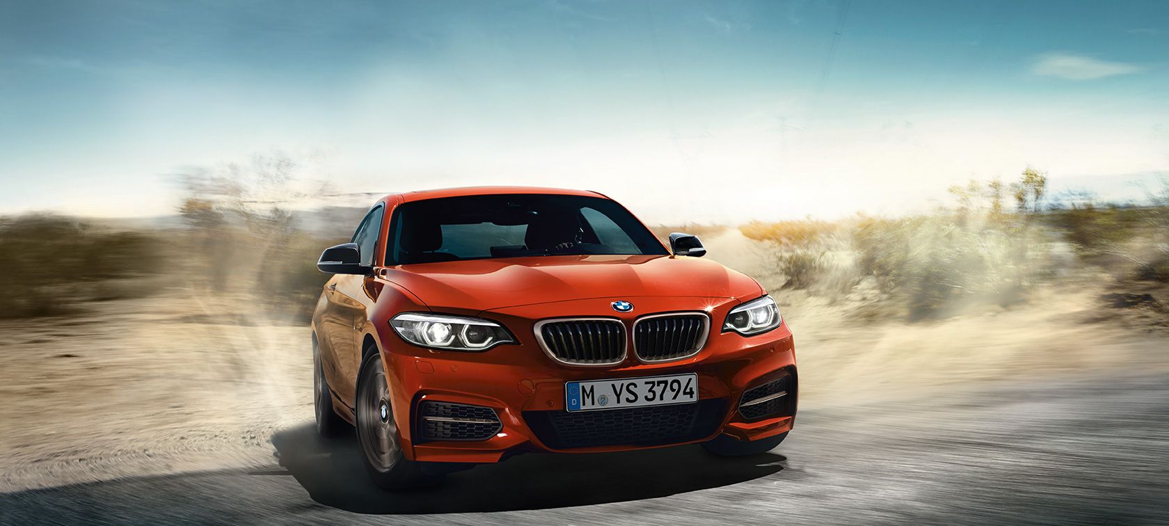 BMW 2er Coupé, dynamische Fahraufnahme F22 BMW 2er Coupé, dynamische Fahraufnahme F22