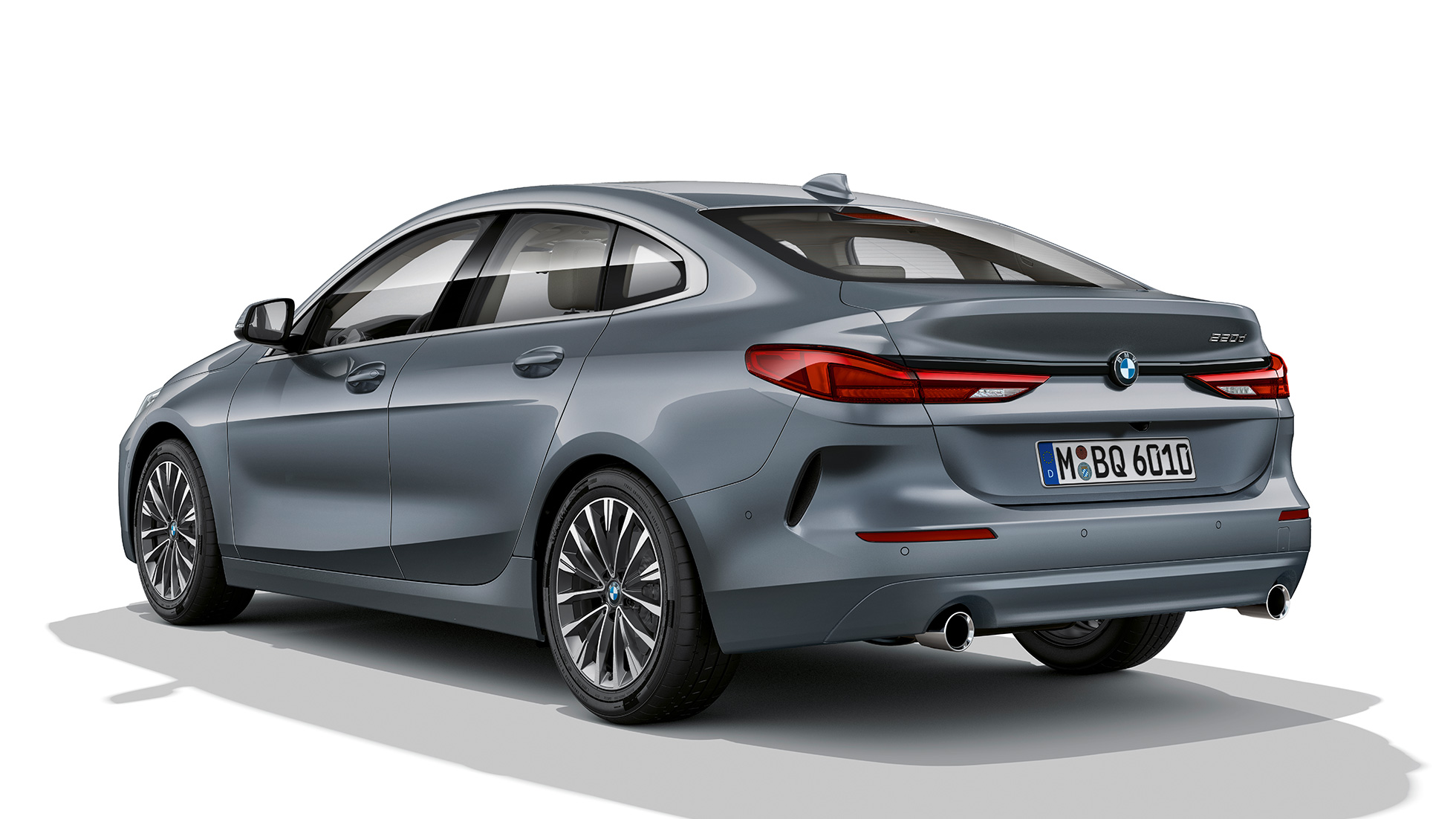 17″ Leichtmetallräder BMW 2er Gran Coupé Modell Luxury F44 17″ Leichtmetallräder BMW 2er Gran Coupé Modell Luxury Storm Bay metallic F44 Dreiviertel-Seitenansicht