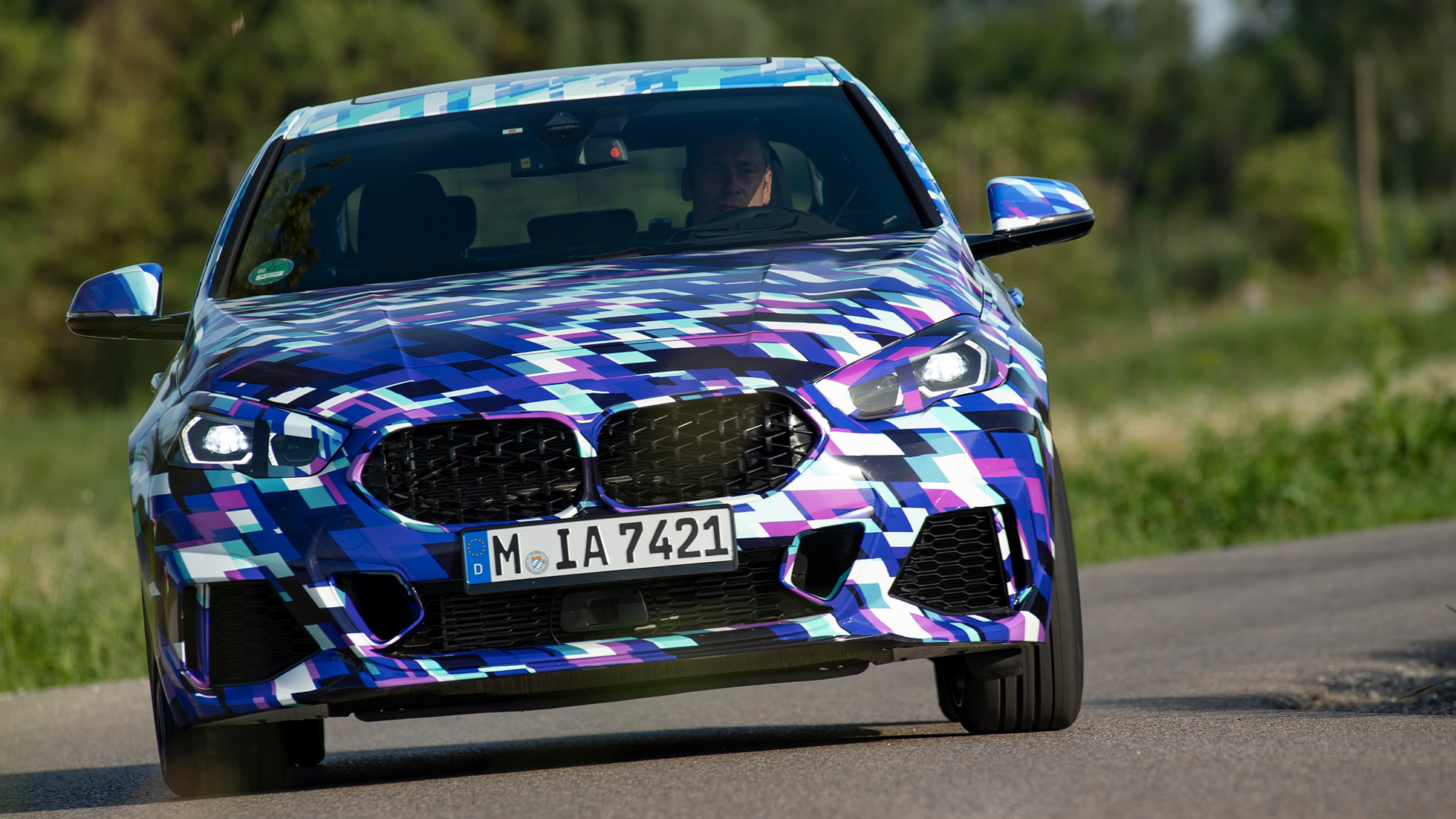 Front BMW 2er Gran Coupé BMW 2er Gran Coupé F44 2020 Erlkönig Frontansicht