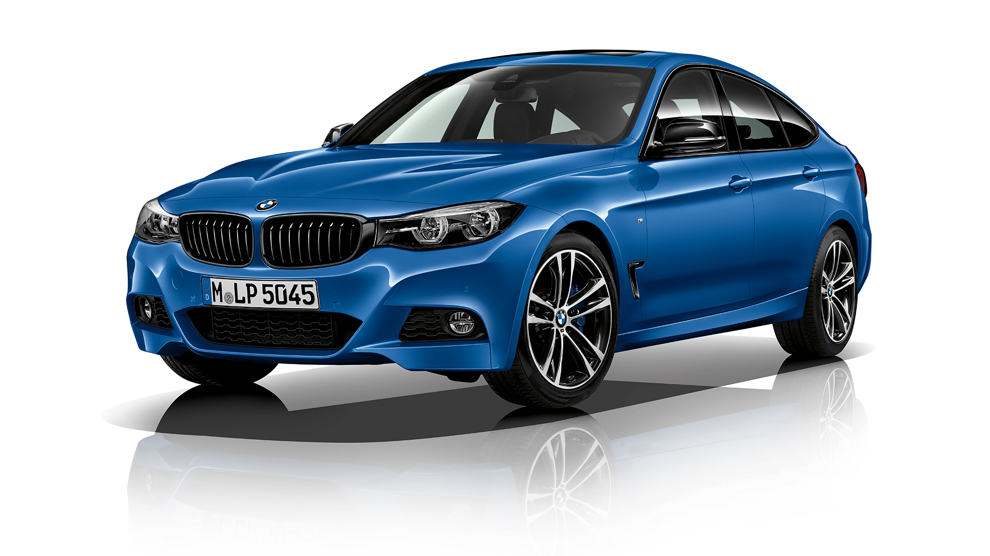 BMW Série 3 Gran Turismo, Modèle M Sport, vue de trois quarts face BMW Série 3 Gran Turismo, Modèle M Sport, vue de trois quarts face