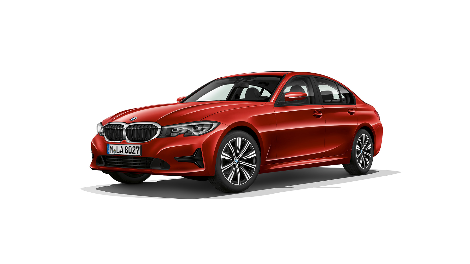 BMW 3er Limousine, Modell Advantage Seitliche Standaufnahme der BMW 3er Limousine als Modell Advantage.