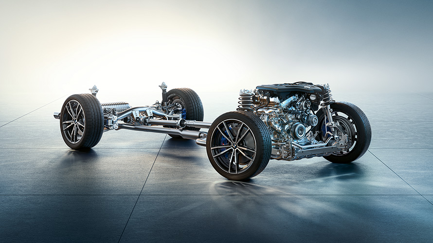 BMW Série 3 Touring, suspension M adaptative G21