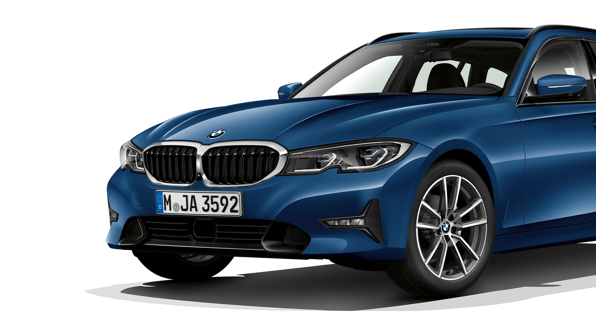 Modell Sport Dreiviertel-Frontaufnahme G21 BMW 3er Touring, Modell Sport Dreiviertel-Frontaufnahme G21