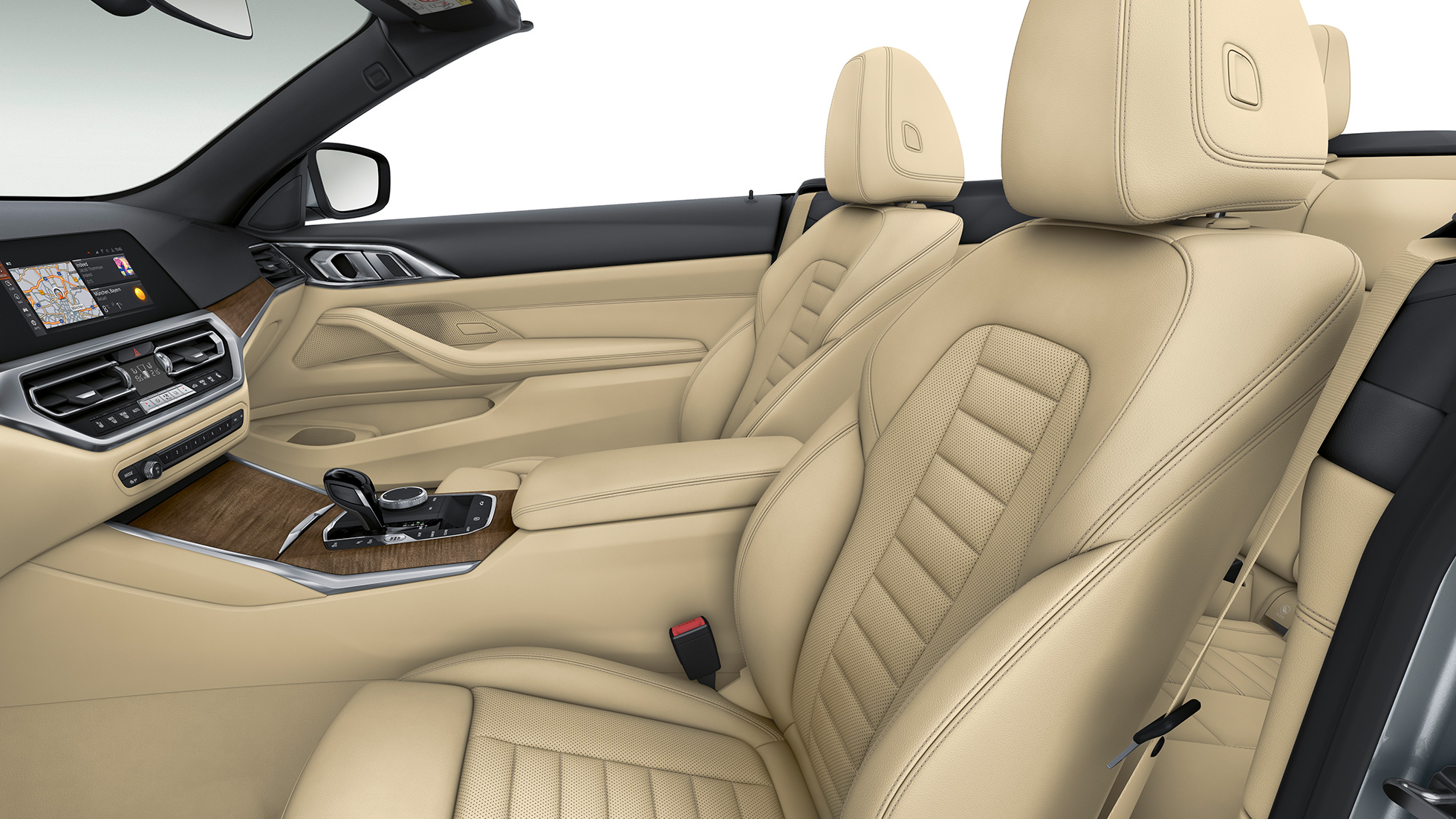 Sièges de la BMW Série 4 Cabrio équipement de base G23 2020 Habitacle de la BMW Série 4 Cabrio G23 2020, poste de conduite et sièges