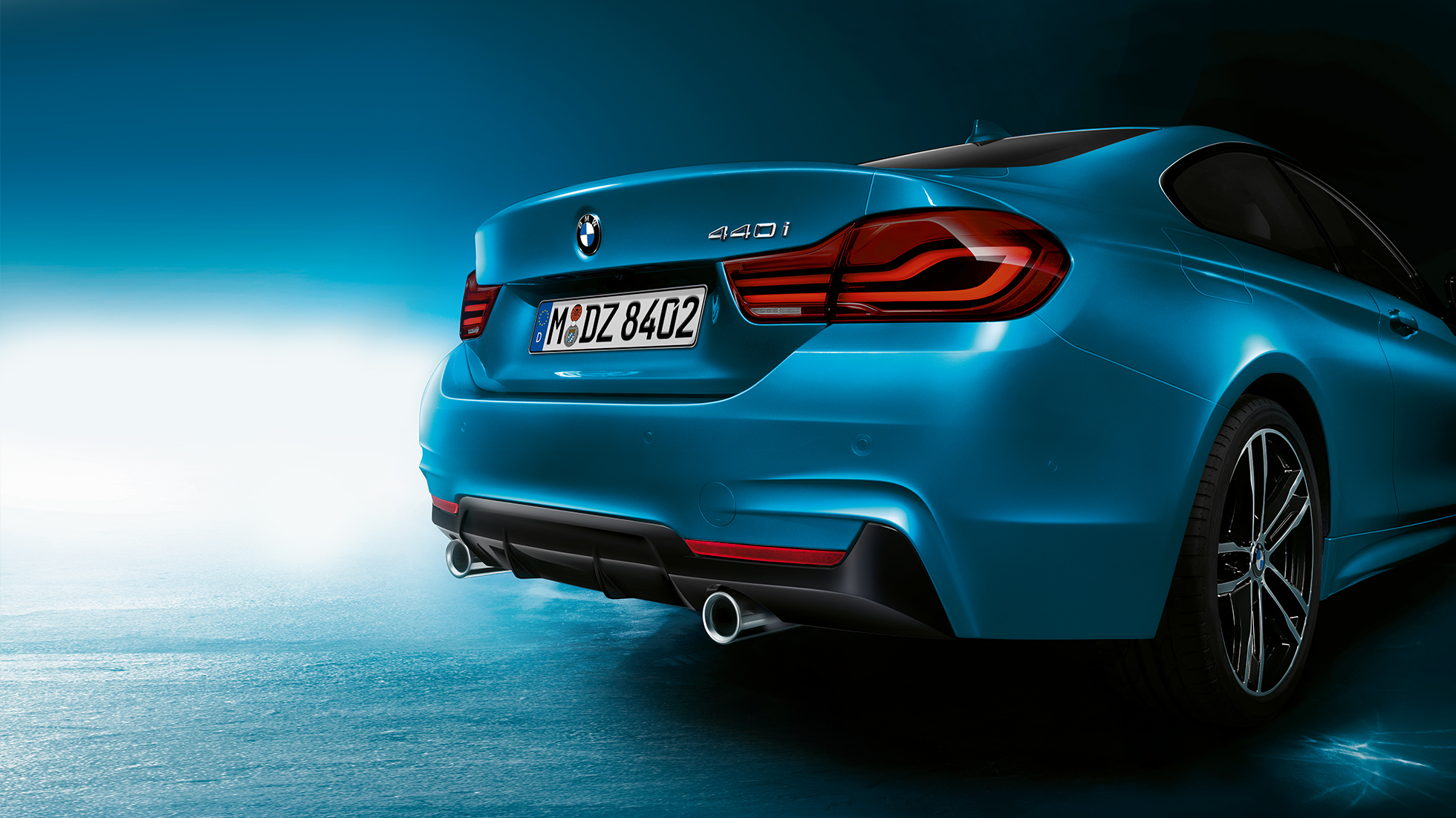 BMW 4er Coupé, Modellname am Heck BMW 4er Coupé, Modellname am Heck