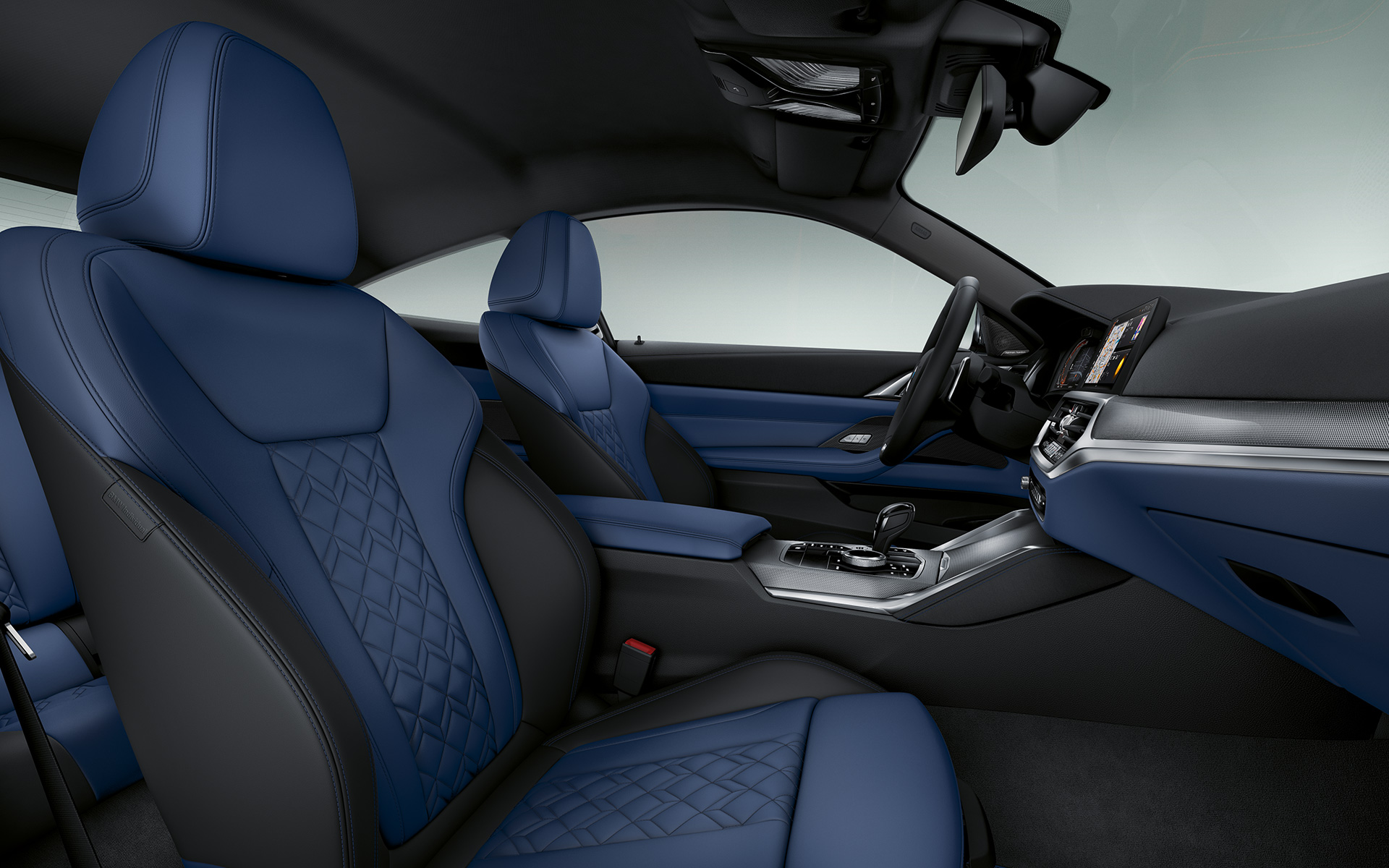 BMW Individual erweiterte Lederausstattung 'Merino' | Fjordblau/Schwarz BMW 4er Coupé Individual 2020 G22 BMW Individual erweiterte Lederausstattung 'Merino' | Fjordblau/Schwarz BMW 4er Coupé Individual 2020 G22