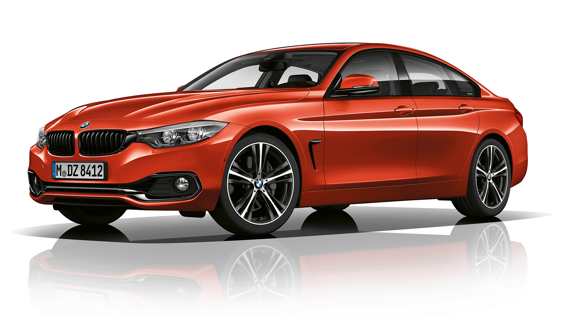 BMW 4er Gran Coupé, Modell Sport Dreiviertel Frontschuss F36 BMW 4er Gran Coupé, Modell Sport Dreiviertel Frontschuss F36