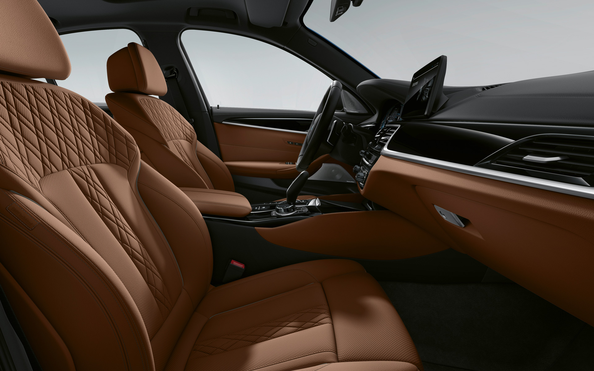 BMW 5er Limousine G30 LCI Interieur in BMW Individual Volllederausstattung 'Merino' | Tartufo BMW 5er Limousine G30 Facelift 2020 Interieur in BMW Individual Volllederausstattung 'Merino' | Tartufo
