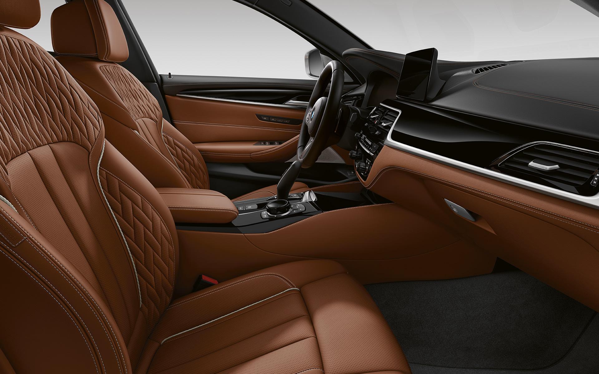 BMW 5er Touring G31 LCI Interieur in BMW Individual Volllederausstattung 'Merino' | Tartufo BMW 5er Touring G31 Facelift 2020 Interieur in BMW Individual Volllederausstattung 'Merino' | Tartufo