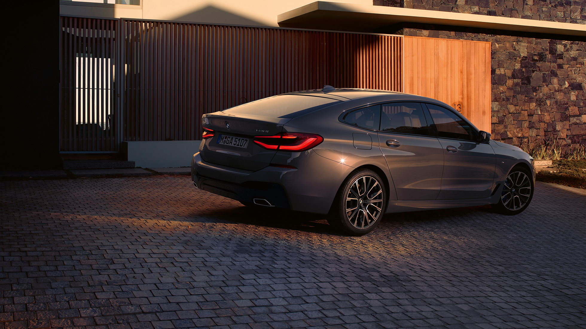 Heckdesign BMW 6er Gran Turismo G32 2020 Heckdesign BMW 6er Gran Turismo 640i xDrive G32 2020 Berninagrau Heckansicht